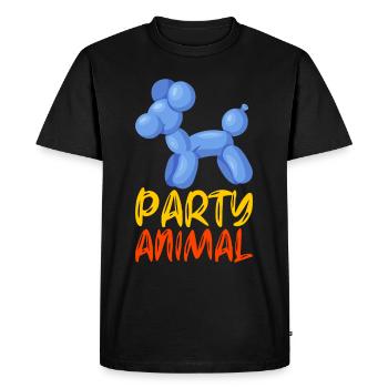 Balloon Animal Balloon Twisting - Men's Premium Organic T-Shirt - black - Front - Nico (187cm)