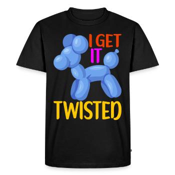 Balloon Animal Balloon Twisting - Men's Premium Organic T-Shirt - black - Front - Nico (187cm)
