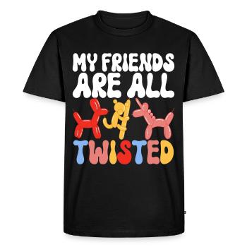 Balloon Animal Balloon Twisting - Men's Premium Organic T-Shirt - black - Front - Nico (187cm)