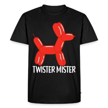 Balloon Animal Balloon Twisting - Men's Premium Organic T-Shirt - black - Front - Nico (187cm)