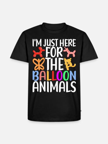 Balloon Animal Balloon Twisting - Men's Premium Organic T-Shirt - black