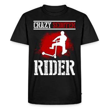 Kick Scooter Stunt Scooter Kick Skater Scooter - Men's Premium Organic T-Shirt - black - Front - Nico (187cm)