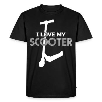 Scooter Rider Kick Scooter - T-shirt Premium bio Homme - noir - Devant - Nico (187cm)