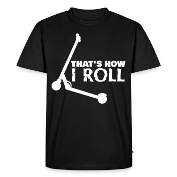 Kick Scooter Scooter - Men's Premium Organic T-Shirt - black - Front - Nico (187cm)