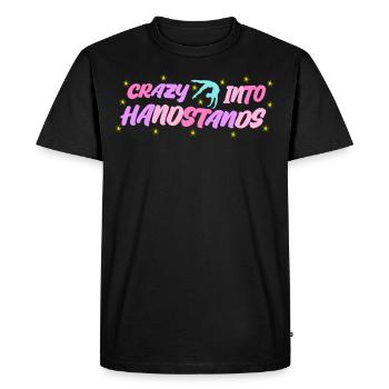 Gymnastics Gymnast Handstands Handstand - Men's Premium Organic T-Shirt - black - Front - Nico (187cm)