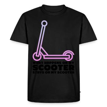 Scooter Rider Kick Skater Scooter Kick Scooter - T-shirt Premium bio Homme - noir - Devant - Nico (187cm)