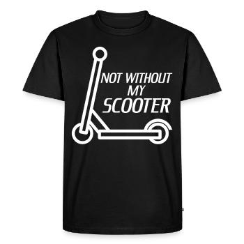 Kick Scooter Rider - Men's Premium Organic T-Shirt - black - Front - Nico (187cm)