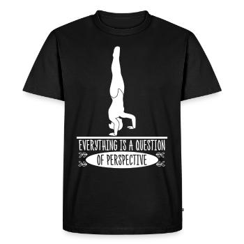 Gymnast Handstand Gymnastics Handstands - Men's Premium Organic T-Shirt - black - Front - Nico (187cm)