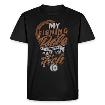 Magnet Fishing Magnet Fishing Metal Fishing - Men's Premium Organic T-Shirt - black - Front - Nico (187cm)