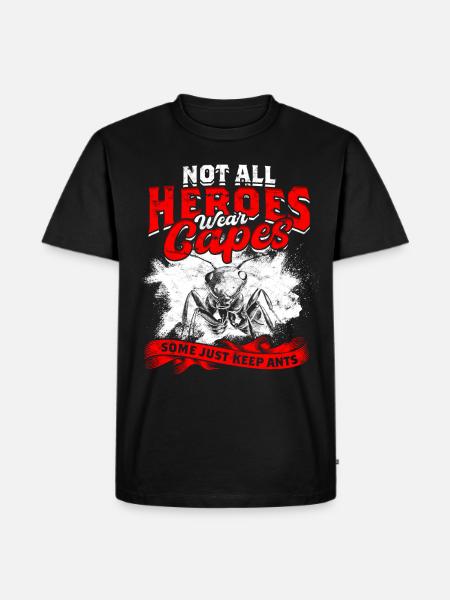 Ameisenzucht Ameisenzüchter - Männer Premium Bio T-Shirt - Schwarz
