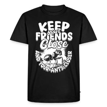 Ant Breeding Ant Breeder Ants - Men's Premium Organic T-Shirt - black - Front - Nico (187cm)