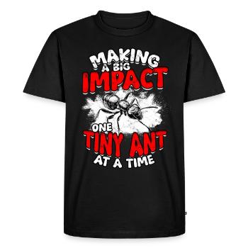 Ant Breeding Ant Breeder Ants - Men's Premium Organic T-Shirt - black - Front - Nico (187cm)
