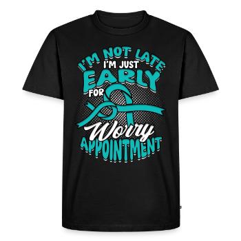 Anxiety disorder Anxiety disorders - Men's Premium Organic T-Shirt - black - Front - Nico (187cm)