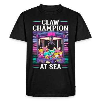 Pince automatique Kraller Grapple Claw Champion At Sea - T-shirt Premium bio Homme - noir - Devant - Nico (187cm)