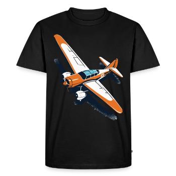 Maquette D’avion Pilote Avion Avion Hobby Design - T-shirt Premium bio Homme - noir - Devant - Nico (187cm)