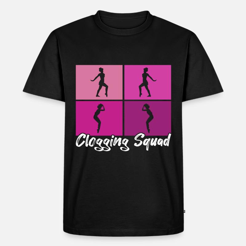 Stepptanz Stepptänzer - Männer Premium Bio T-Shirt - Schwarz
