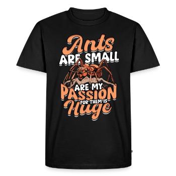 Ant Breeder Ant Breeding Ants - Men's Premium Organic T-Shirt - black - Front - Nico (187cm)