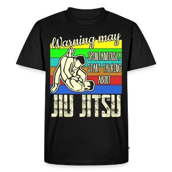 Ju-Jitsu Jujutsu Jiu-Jitsu - T-shirt Premium bio Homme - noir - Devant - Nico (187cm)