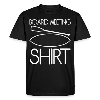 SUP Board Meeting - Men's Premium Organic T-Shirt - black - Front - Nico (187cm)