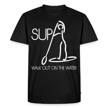 Stand up Paddling Paddles SUP Board - Men's Premium Organic T-Shirt - black - Front - Nico (187cm)