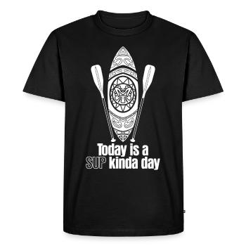 SUP Board Stand up Paddling - Men's Premium Organic T-Shirt - black - Front - Nico (187cm)
