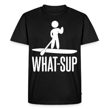 Stand up Paddling Joke SUP Board - Men's Premium Organic T-Shirt - black - Front - Nico (187cm)