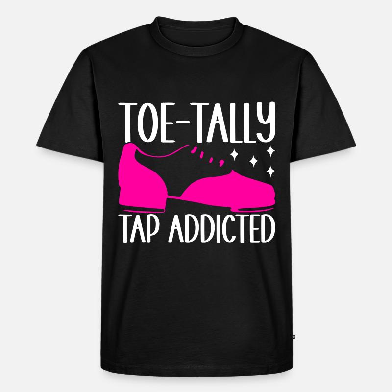 Stepptanz Stepptänzer - Männer Premium Bio T-Shirt - Schwarz
