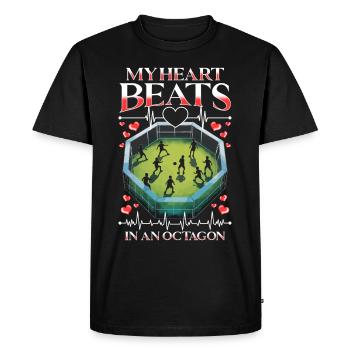 Gagaball Gaga Ball Dodgeball - Men's Premium Organic T-Shirt - black - Front - Nico (187cm)