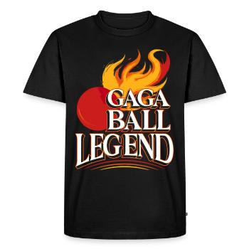 Gagaball Gaga Ball Legend - Men's Premium Organic T-Shirt - black - Front - Nico (187cm)