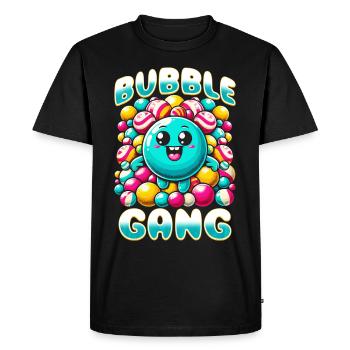 Chewing Gum Machine Candy Dispenser Bubble Gang - Men's Premium Organic T-Shirt - black - Front - Nico (187cm)