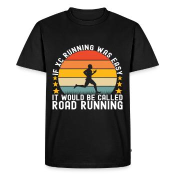 XC Running Running Runner Cross Country - Men's Premium Organic T-Shirt - black - Front - Nico (187cm)