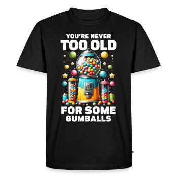 Candy dispenser chewing gum machine - Men's Premium Organic T-Shirt - black - Front - Nico (187cm)