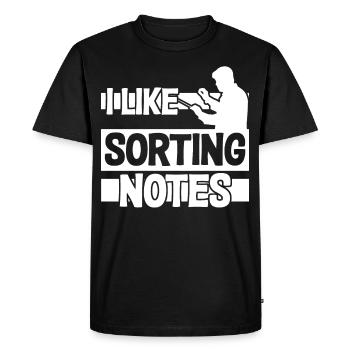 Chef d’orchestre Direction d’orchestre - T-shirt Premium bio Homme - noir - Devant - Nico (187cm)