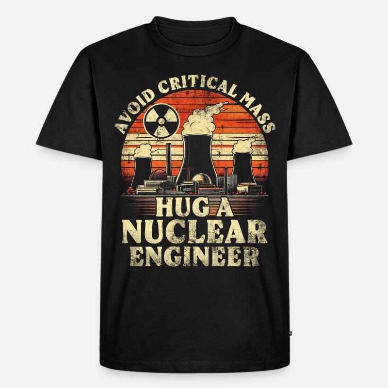 Nuclear Engineer Nuclear Technician - Men's Premium Organic T-Shirt - black