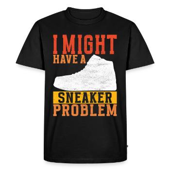 Sneakerhead Collectionneur de baskets - T-shirt Premium bio Homme - noir - Devant - Nico (187cm)
