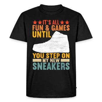 Sneakerhead Sneaker Collector - T-shirt Premium bio Homme - noir - Devant - Nico (187cm)