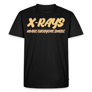 Radiographie du squelette à rayons X Radiologie - T-shirt Premium bio Homme - noir - Devant - Nico (187cm)