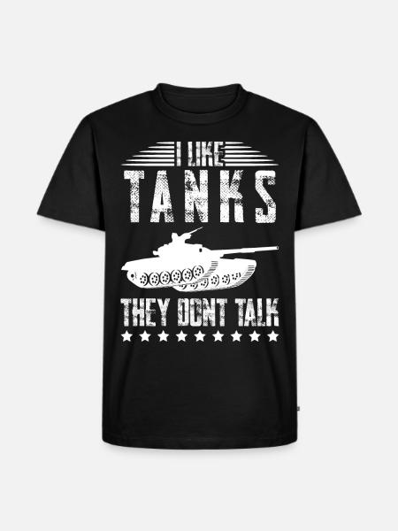 Battle Tanks MBT Tank Combat - Men's Premium Organic T-Shirt - black