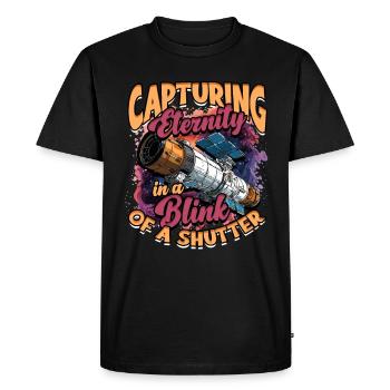 Astrophotographie - T-shirt Premium bio Homme - noir - Devant - Nico (187cm)