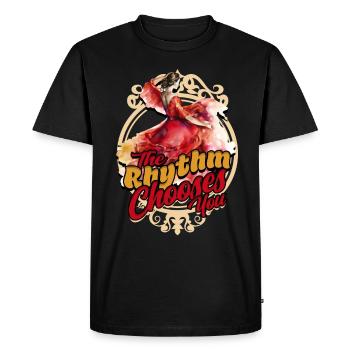 Flamenco Le rythme vous choisit - T-shirt Premium bio Homme - noir - Devant - Nico (187cm)