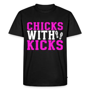 Sneakerhead Collectionneur de baskets - T-shirt Premium bio Homme - noir - Devant - Nico (187cm)