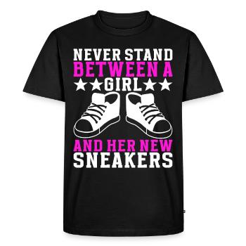 Sneakerhead Collectionneur de baskets - T-shirt Premium bio Homme - noir - Devant - Nico (187cm)