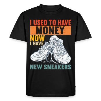 Sneakerhead Collectionneur de baskets - T-shirt Premium bio Homme - noir - Devant - Nico (187cm)