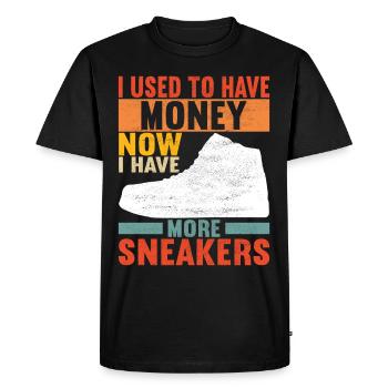 Sneakerhead Sneaker Collector - T-shirt Premium bio Homme - noir - Devant - Nico (187cm)