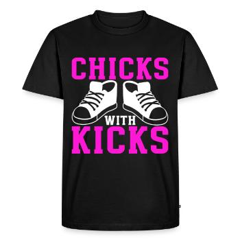 Sneakerhead Collectionneur de baskets - T-shirt Premium bio Homme - noir - Devant - Nico (187cm)