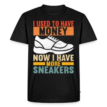 Sneakerhead Collectionneur de baskets - T-shirt Premium bio Homme - noir - Devant - Nico (187cm)