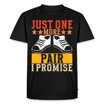 Sneakerhead Collectionneur de baskets - T-shirt Premium bio Homme - noir - Devant - Nico (187cm)