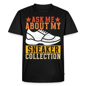 Sneakerhead Sneaker Collector - T-shirt Premium bio Homme - noir - Devant - Nico (187cm)