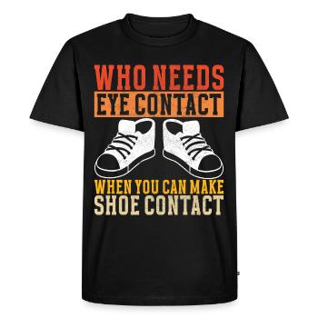 Sneakerhead Collectionneur de baskets - T-shirt Premium bio Homme - noir - Devant - Nico (187cm)