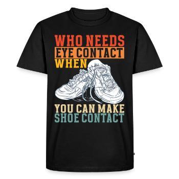 Sneakerhead Collectionneur de baskets - T-shirt Premium bio Homme - noir - Devant - Nico (187cm)